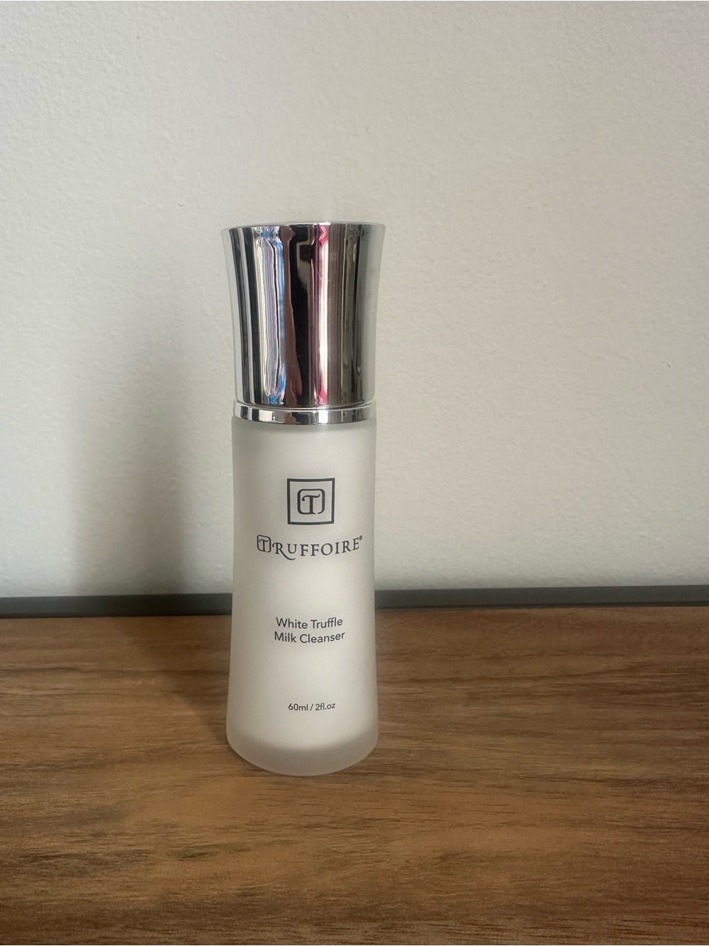 Truffoire White Truffle Milk Cleanser - White & Silver Bottle